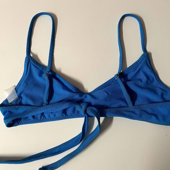Gonza Revolve NWOT Turquoise Bikini Top Size S - Picture 6 of 8